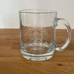2008 Starbucks Clear Mug - 11 oz